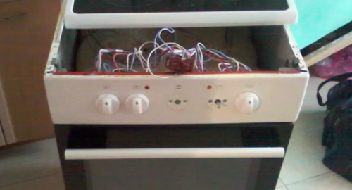 Ремонт керамической электроплиты. Славянский бульвар