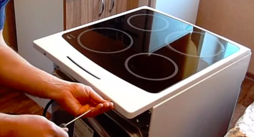 Ремонт сенсорной электроплиты. Славянский бульвар